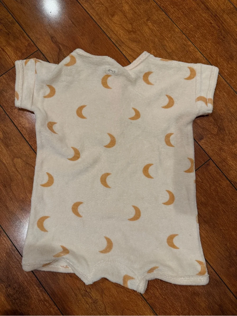 Organic Zoo Honey Midnight Terry Beach Romper | 100% organic cotton
